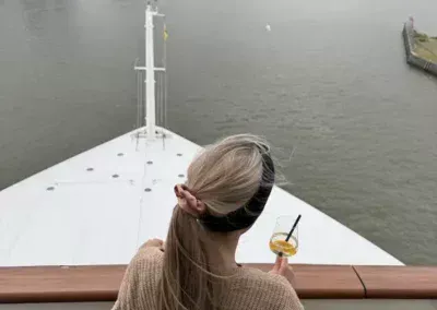 AIDA Hamburg Blick aus der Kabine