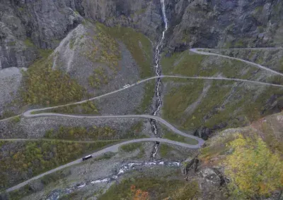 Trollstigen Aussicht an der Spitze