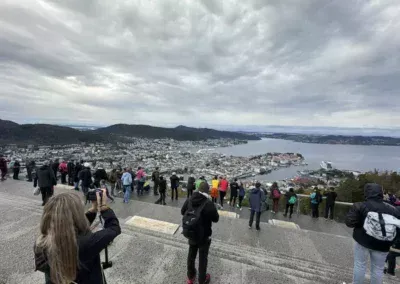 Mount Floyen Aussicht Bergen