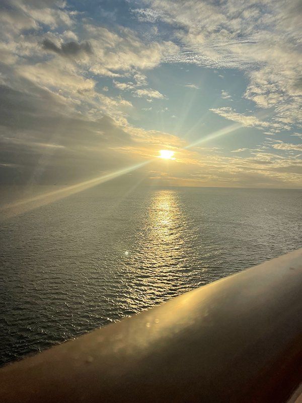 Auslaufen aus Mauritius