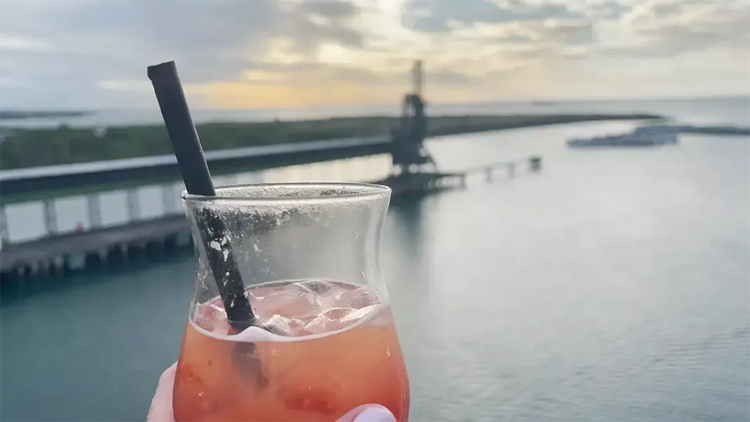 Auslaufen aus Mauritius