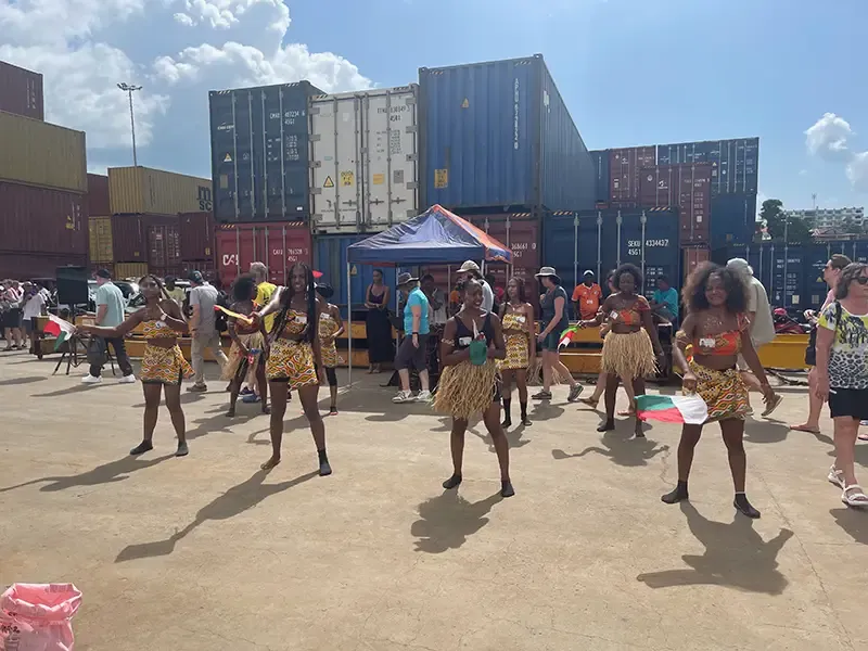 Antsiranana Hafen Ankunft