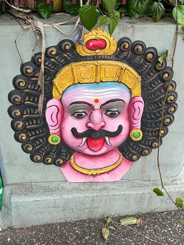 Hindu-Tempel Tamoul Shri Maha Badra Karli in Saint-Pierre