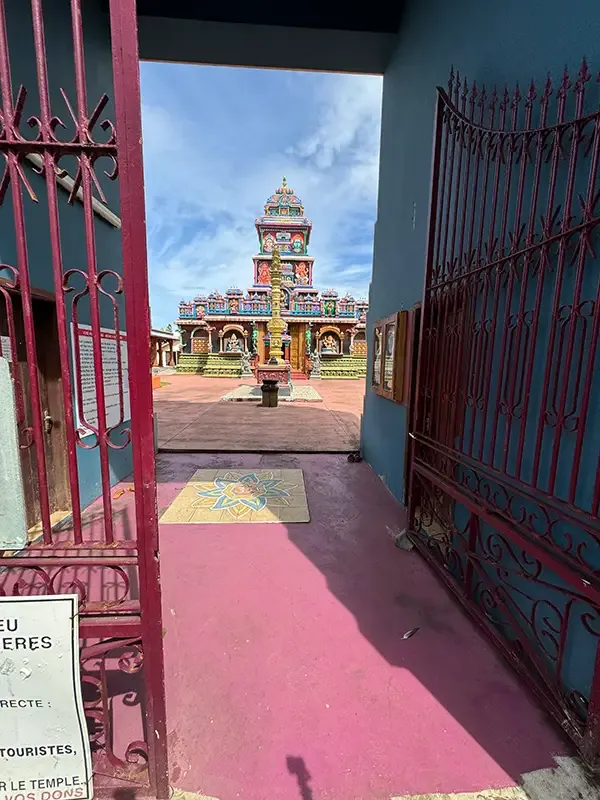 Hindu-Tempel Tamoul Shri Maha Badra Karli in Saint-Pierre